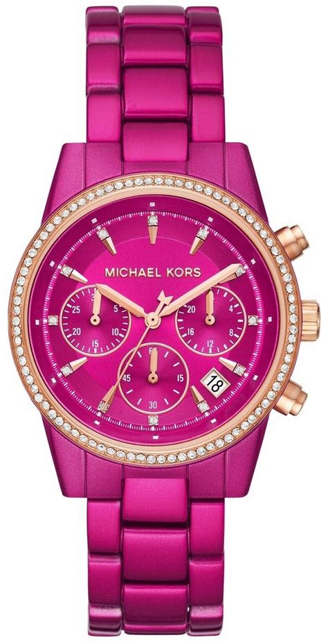 michael kors pink watches